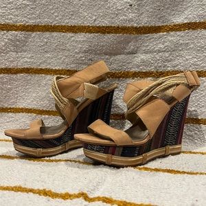 Rachel Roy Leather Wedge